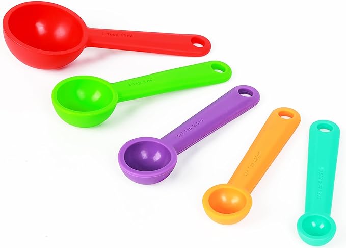 Silicone Measuring Spoons Set of 5