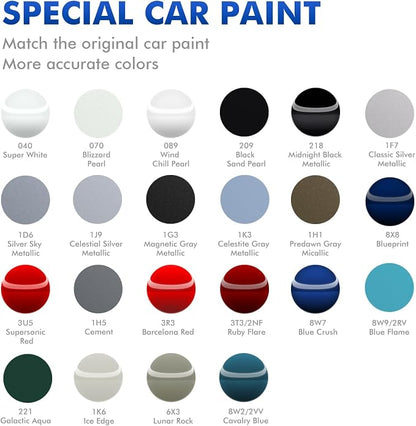 8W7 Blue Crush Touch Up Paint for Toyota, DIY Car Paint Scratch Repair Kit, Automotive Paints, Quick & Easy Fix Scratch Repair for RAV4/Camry/Corolla/Tacoma/Prius/Sequoia