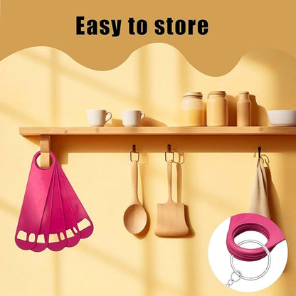 3 Pcs Pink Stainless Steel Heavy Duty Flat Bottle Openers, 7 Inch Solid Beer