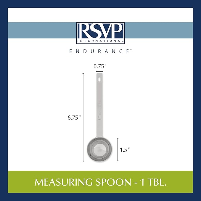 RSVP International Endurance Kitchen Collection Open Stock Measuring Spoon