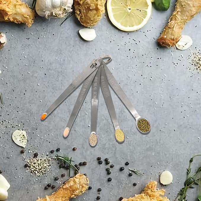 1PCS 1/5 Teaspoon Single Tiny Measuring Spoon, Small Individual Stainless Steel
