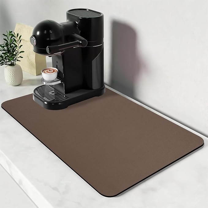Bloss Absorbent Coffee Mat, Dish Drying Mat
