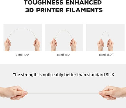 FLASHFORGE PLA Filament 1.75mm, 3D Printer Filament 1kg (2.2lbs) Spool, Dimensional Accuracy +/- 0.02mm, 3D Printing Filament Easy to Use and Fits for Most FDM 3D Printers (Natural)