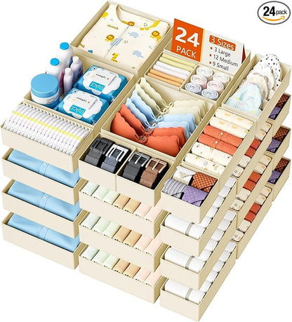 DIMJ Drawer Organizer Clothes Storage