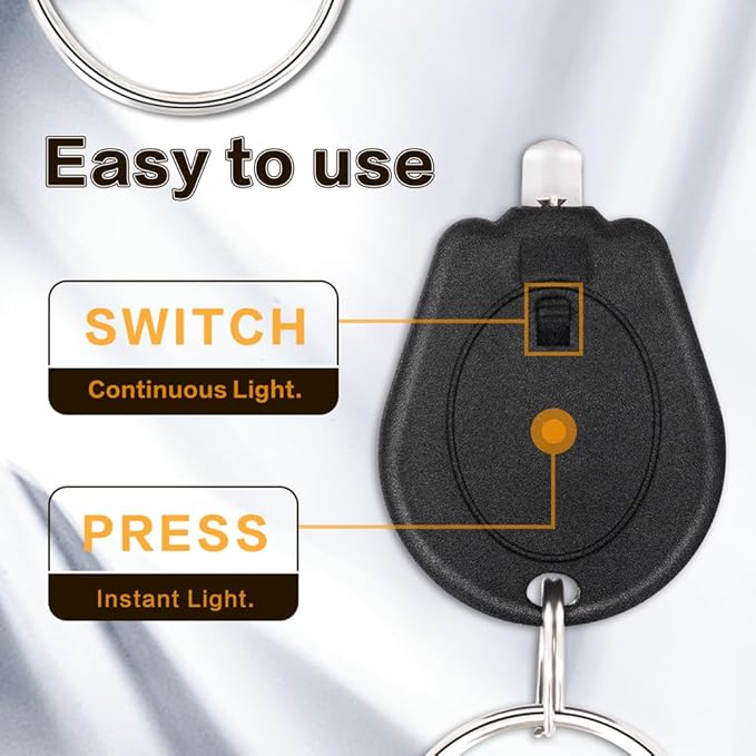 12 Pack Mini UV LED Keychain Flashlight, 395nm Ultra Violet Flashlight, UV Keychain Flashlight, Keychain Light Black Light for Detections