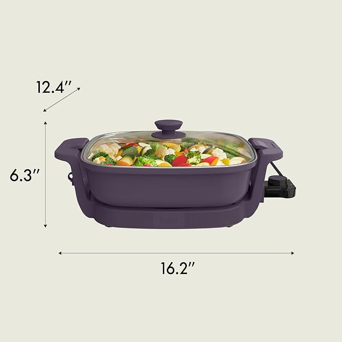 bella Make & Take Electric Skillet, Fits-anywhere™ kitchenware, EverGood™