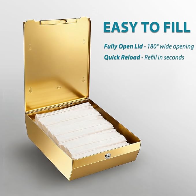 Commercial Paper Towel Dispenser Gold