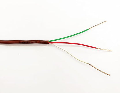 EASTWIRE 18/3 100ft Thermostat Wire, Solid Copper Wire, 18 Gauge Conductor