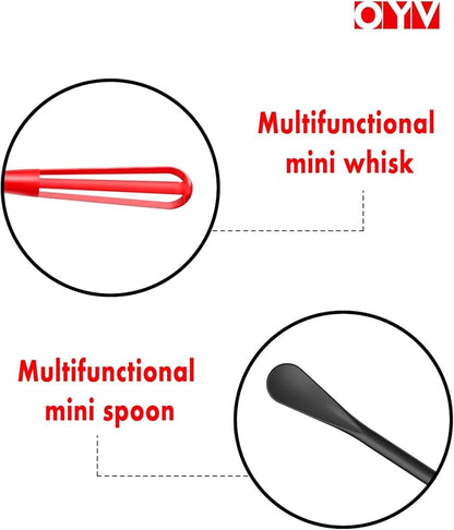 OYV Timeless Kitchen Colors Mini Whisk Set, 8.5 in Mini Whisks