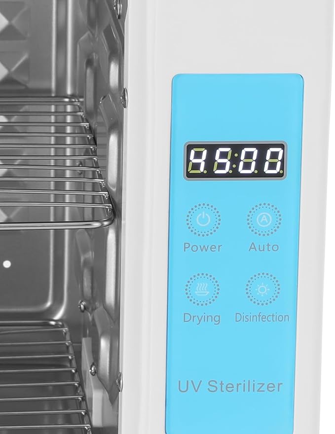 6 Gal Capacity Multi-Functional Nail Cleaner Box, 110V 230W U-V Light