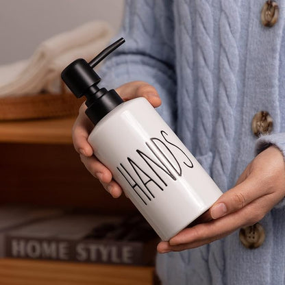 FE Hand Soap Dispenser, 10oz Ceramic Soap Dispenser
