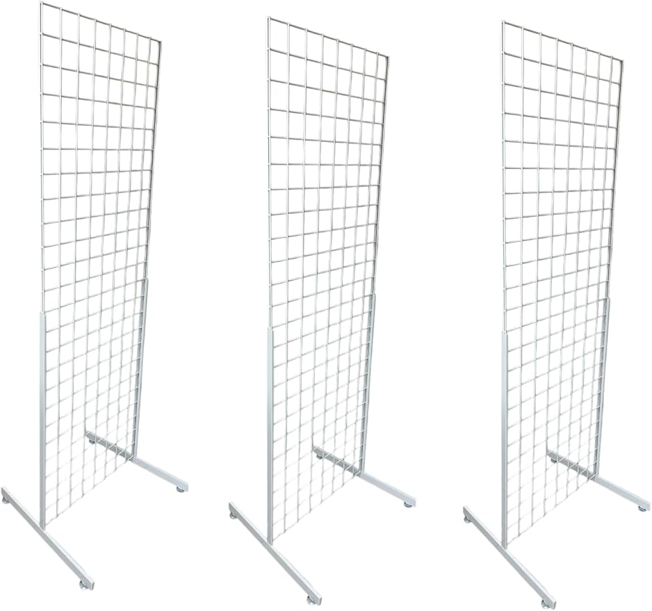 Only Hangers Heavy Duty 2' x 5.5' Gridwall Art Display Panel