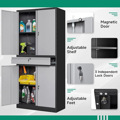 Letaya Metal Garage Storage Cabinet