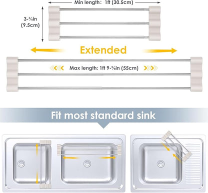 Tomorotec Adjustable Over-The-Sink Kitchen Rack