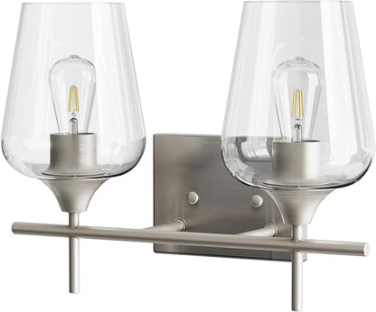 VONLUCE Bathroom Vanity Light, 2 Light Bathroom Light Fixture Over Mirror