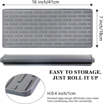 Silicone Coffee Mat, Eco-friendly, Hygienic Drying Pad, Leak-Proof and Non-Slip