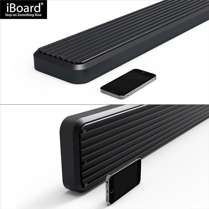 APS 6in Black Stainless Steel Running Boards Compatible with Chevy GMC CK Pickup Regular Cab 88-98