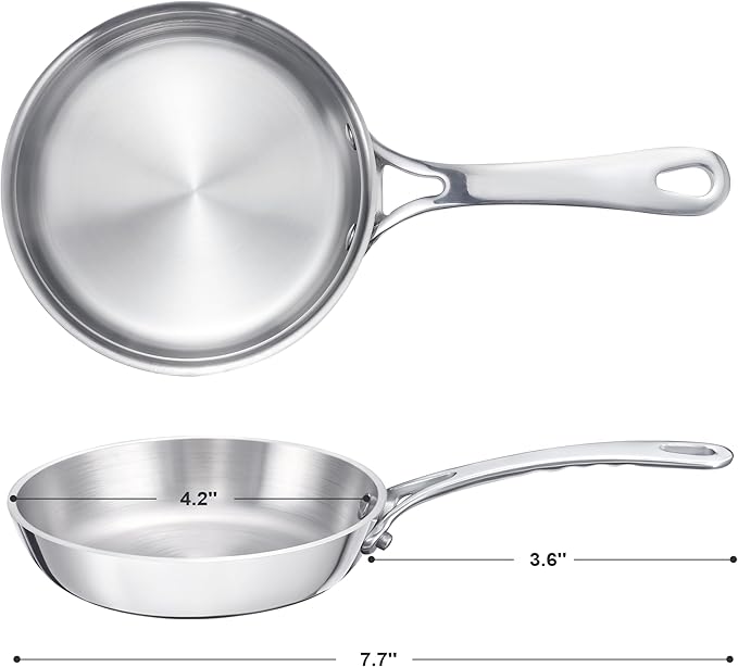 Mini Sauce Pan, Tri-Ply Stainless Steel Pot