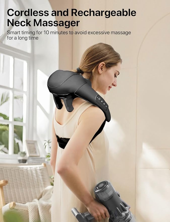 Cordless Shiatsu Neck and Back Massager