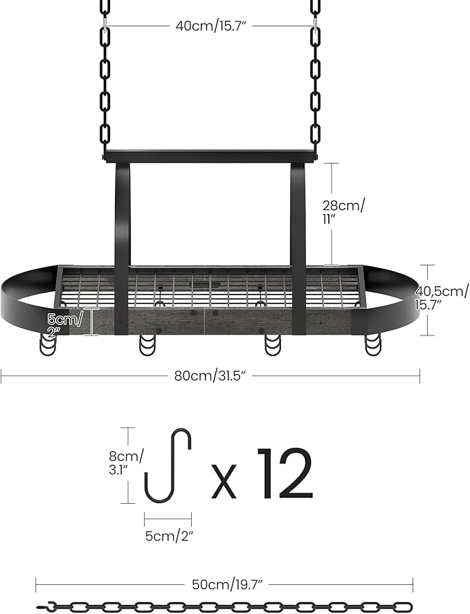 CHOEZON Hanging Pot Rack, Pot Hanger