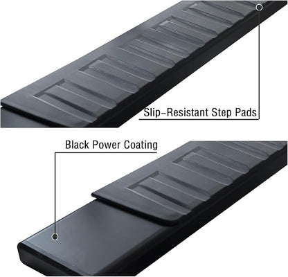 COMNOVA 6 Inch Running Boards for 2009-2018 Dodge Ram 1500 Crew Cab(Incl. 2019+ Classic Model), 10-26 Ram 2500 3500, Running Boards & Steps, Heavy Duty Carbon Steel Side Steps Nerf Bars.