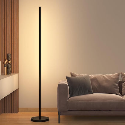 LED Corner Floor Lamp, 360°Rotating Head, Super Bright 1800LM Dimmable