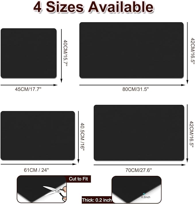 BLESWIN Dish Drying Mat for Kitchen, Coffee Station Mats