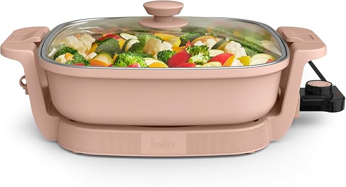 bella Make & Take Electric Skillet, Fits-anywhere™ kitchenware, EverGood™