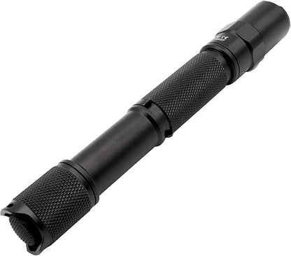 ThruNite LED Flashlight Neutral White, Archer 2A V3 450 Lumens Portable EDC AA Flashlight with Lanyard, IPX8 Water-Resistant Dual Switch Outdoor Light for Hiking, Camping, Everyday Use - Black NW