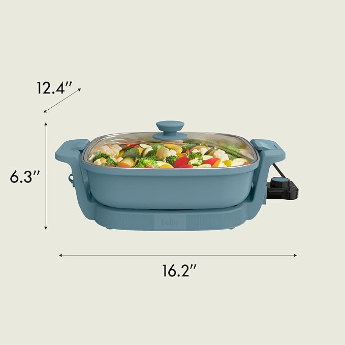 bella Make & Take Electric Skillet, Fits-anywhere™ kitchenware, EverGood™