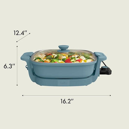 bella Make & Take Electric Skillet, Fits-anywhere™ kitchenware, EverGood™