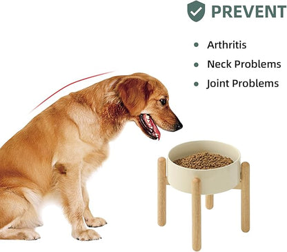 Ceramic 8.2inch Raised Dog Bowl