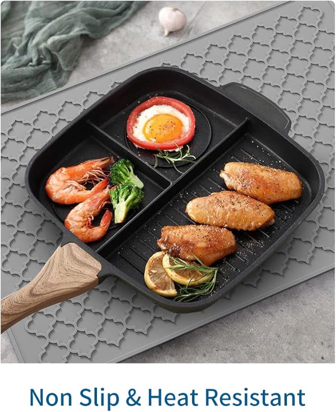 AMOAMI-Dish Drying Mats for Kitchen Counter-Silicone Dish Drying Mat-Kitchen