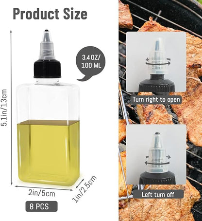 LELE LIFE 8Pcs Small Oil Dispenser Bottle