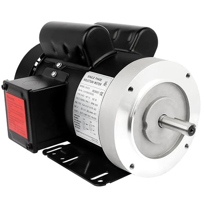 1.5HP Electric Motor 3450RPM Reversible Single Phase 56C Frame General Purpose