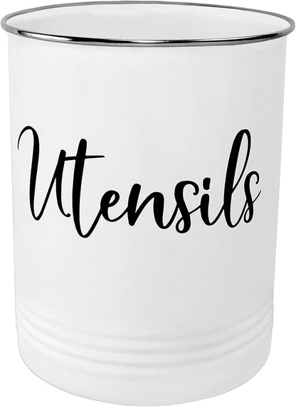 Home Acre Designs Vintage Farmhouse Utensil Holder
