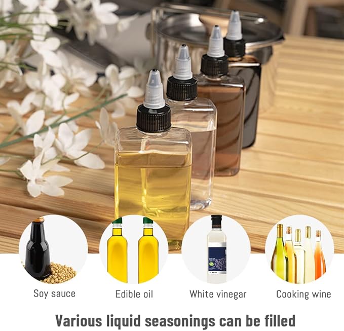 LELE LIFE 8Pcs Small Oil Dispenser Bottle