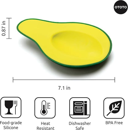 OTOTO Avocado Spoon Rest for Stove Top