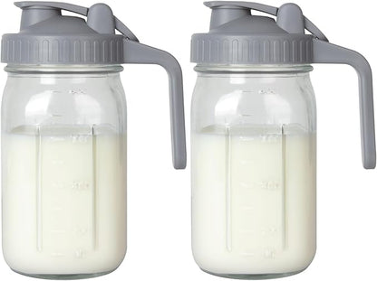OneDream 2PACK Breast Milk Pitcher 32oz Glass Pitcher