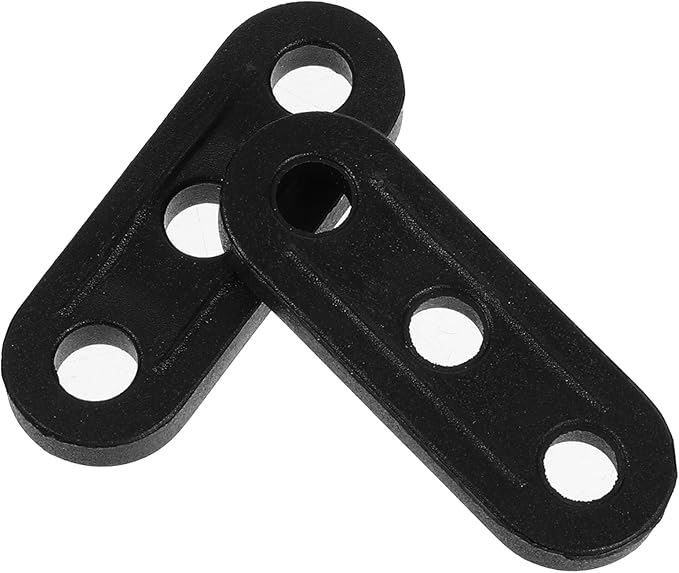 Rope Tightener, 30 PCS Tent Rope Tensioners Plastic Cord Tensioners Tent Wind Ropes Buckle Fasteners 3 Hole Paracord Tensioner Ropes Adjuster for Camping Hiking Picnic Outdoor Activities, Black