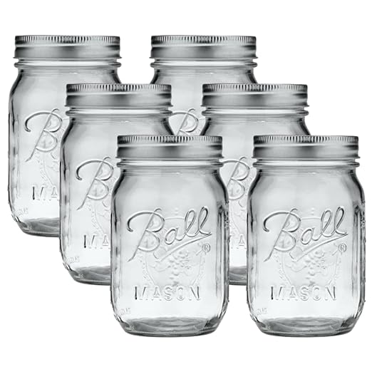 Ball Regular Mouth Glass Mason Jars