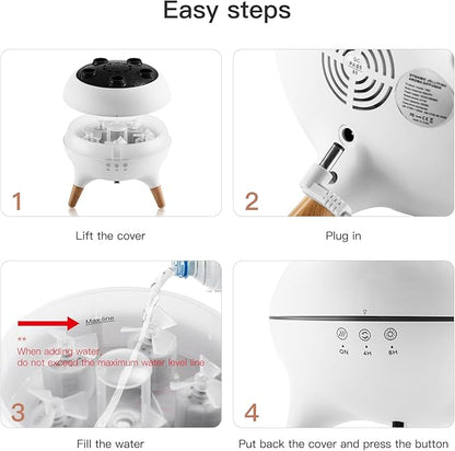 Essential Oil Diffuser 250ML, Jellyfish Diffuser Air Humidifiers Sound Pickup