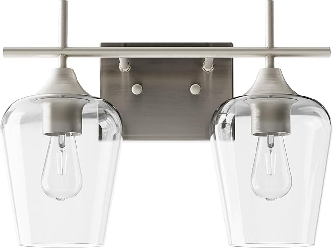 VONLUCE Bathroom Vanity Light, 2 Light Bathroom Light Fixture Over Mirror