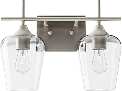 VONLUCE Bathroom Vanity Light, 2 Light Bathroom Light Fixture Over Mirror