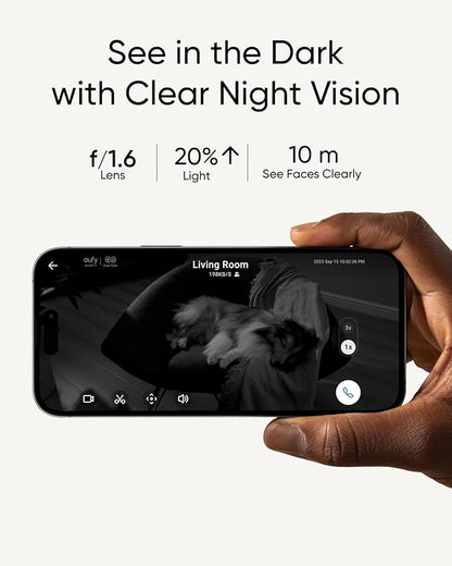 eufy Security Indoor Cam S350, Dual Cameras, 4K UHD Security Camera