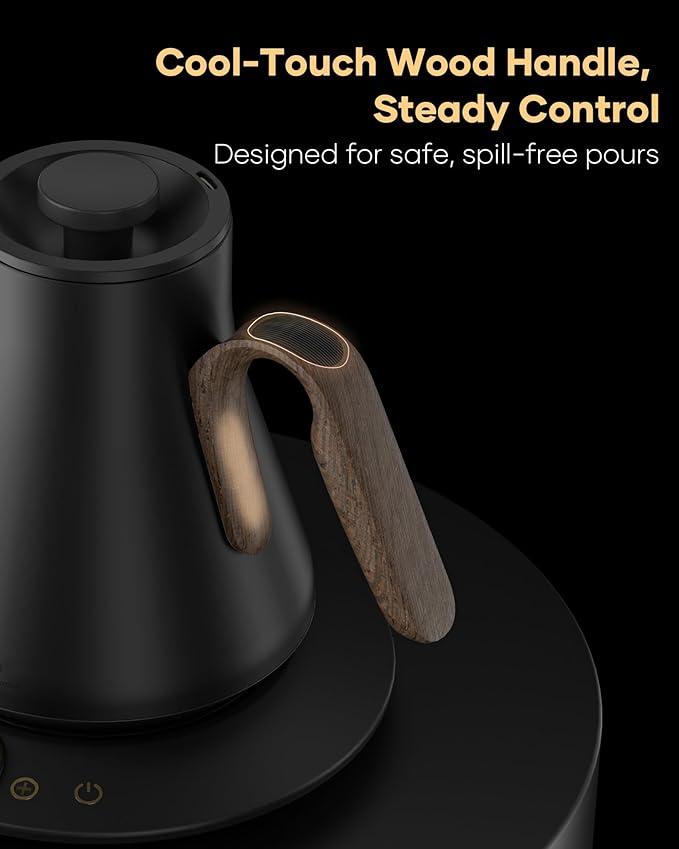Cocinare FLOW B9 Gooseneck Electric Kettle, Precise Temperature Control