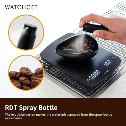 watchget Coffee Bean Dosing Cup & RDT Spray Bottle Kit