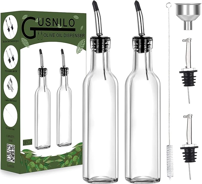 8 oz Oil and Vinegar Dispenser Set