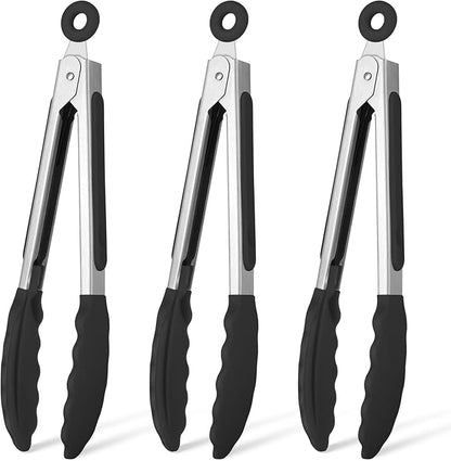 Hotec Mini Silicone Kitchen Tongs
