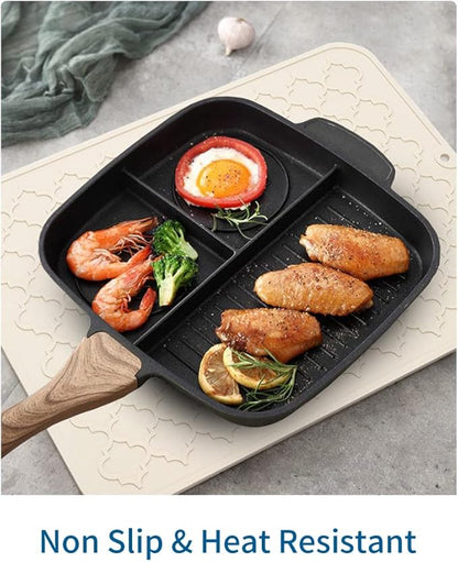AMOAMI-Dish Drying Mats for Kitchen Counter-Silicone Dish Drying Mat-Kitchen
